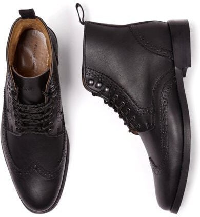 Thumbnail - Will's Vegan Shop Brogue Stiefel Herren