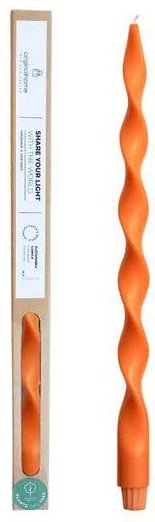 Originalhome Gedrehte Kerze für bewusste Geschenke - paraffinfrei & vegan