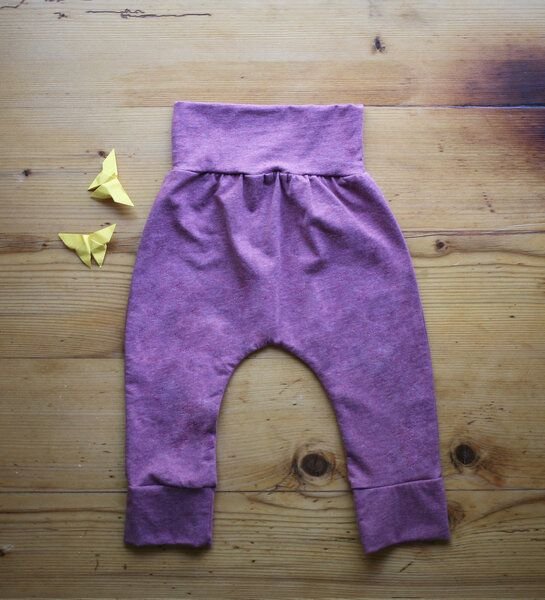 Lena Schokolade Baby-Hose rosa meliert