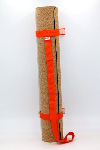 BAGHI Yogamatte Kork 183x65cm mit Tragegurt