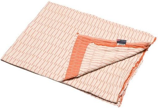 David Fussenegger Leinenplaid Tagesdecke Streifen 110 x 170 aus Recycling-Baumwolle