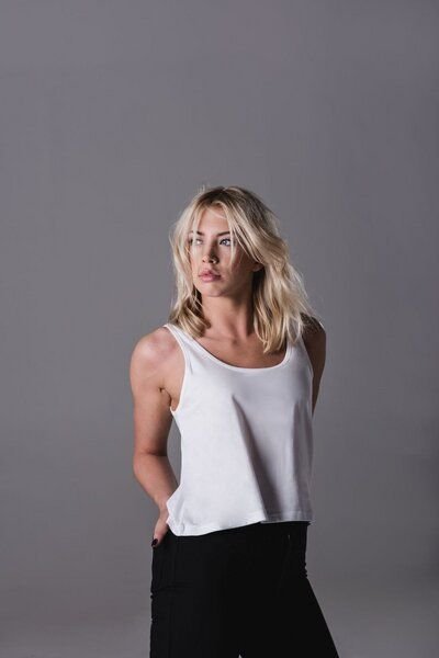 Mantis Damen Top Ärmellos Shirt lässig cooles Shirt