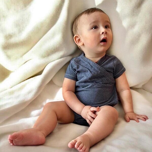 Baby S/S Kimono Body 'OrganicEra' aus Bio-Baumwolle