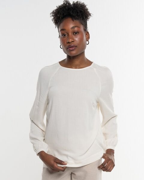 Alma & Lovis Legeres Blusenshirt aus fließendem EcoVero | Raglanbluse