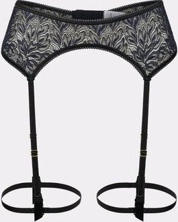 erlich textil Iconic Lace Strumpfhalter mit Spitze aus abbaubarem Polyamid, made in Europe