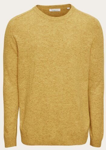 Thumbnail - KnowledgeCotton Apparel Strickpullover - FIELD o-neck knit - aus Bio-Lammwolle