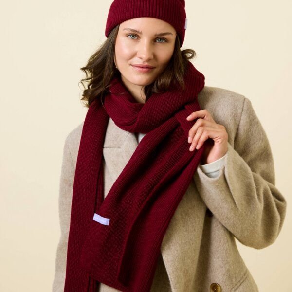 Thumbnail - popeia Schal aus 100% Merinowolle (mulesingfrei)