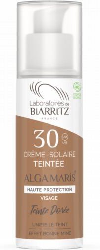 Alga Maris Getönte Sonnencreme Gesicht gold LSF 30
