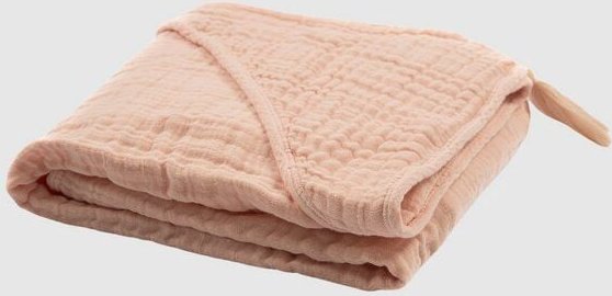 Musselin Baby Kapuzenhandtuch 'OrganicEra' aus Bio-Musselin