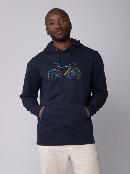 watapparel Hoodie Unisex Fahrrad by night