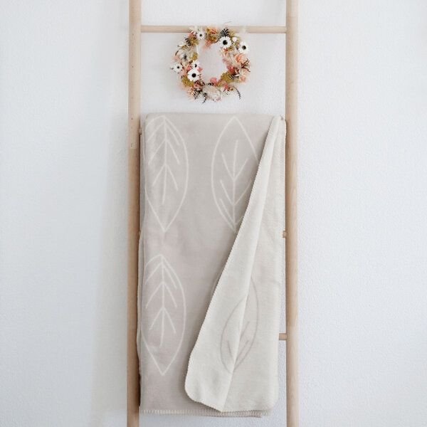 RIEMA Germany flauschige Kuscheldecke aus weicher Bio-Baumwolle BENTE - Made in Germany