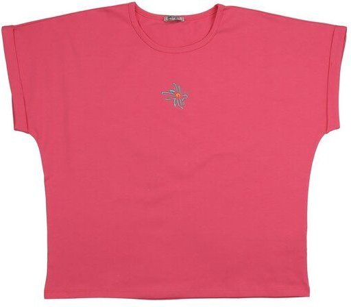 Cotokids Kinder T-Shirt pink mit Blumenmotiv aus Bio-Baumwolle – Walkiddy