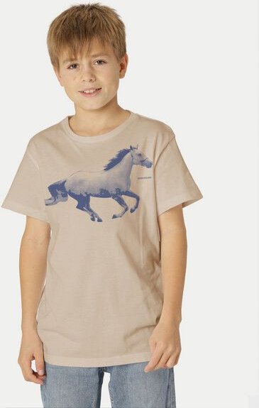 Peaces.bio - handbedruckte Biomode Bio-Kinder T-Shirt Horsepower