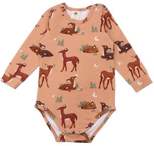 Baby-Body Bio Baumwolle Pink Walkiddy - Langarm, Nachhaltig, GOTS-zertifiziert, Allergikerfreundlich, Umweltbewusst, Soz...