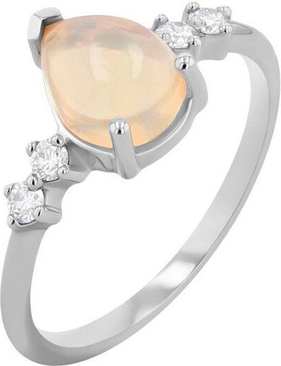 Thumbnail - Eppi Opal-Ring mit Diamanten Ammara