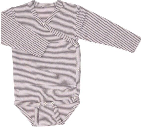 Lilano Wickelbody bio Wolle Seide Flausch