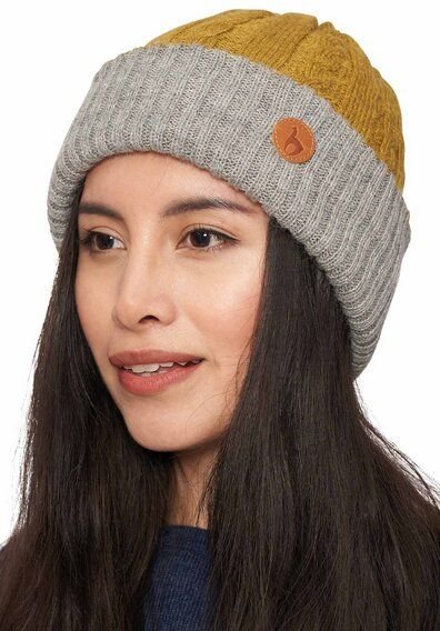 Apu Kuntur Alpaka Mütze SUAVE aus 100% Baby Alpaka – Wendbar & Warm