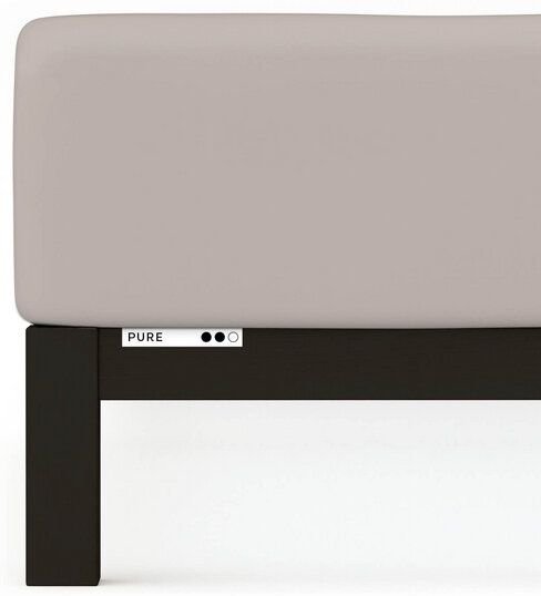 Schlafgut Boxspring Spannbettlaken Pure 95% Biobaumwolle, 5% Elasthan - Matratzenhöhe bis 40cm