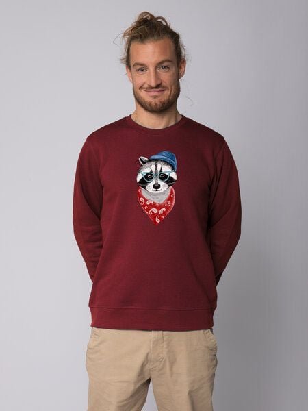 watapparel Sweatshirt Unisex Waschbär