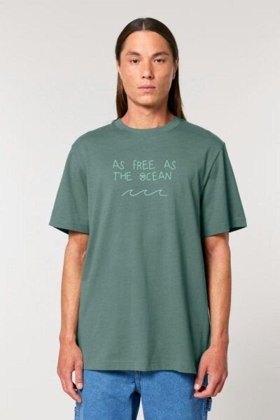 Zeachild As Free As The Ocean Shirt Unisex Bio