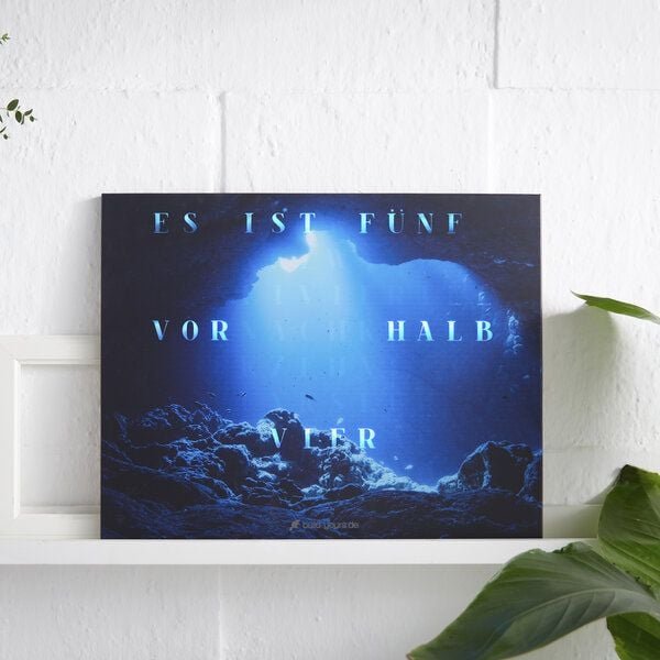 build-yours Wortuhr WordClock Jupiter - LED Wanduhr - Schiefer, Space, Weißer Marmor uvm.