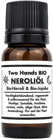 Two Hands BIO Neroliöl mit Bio-Neroli & Bio-Jojobaöl - Bio Vegan