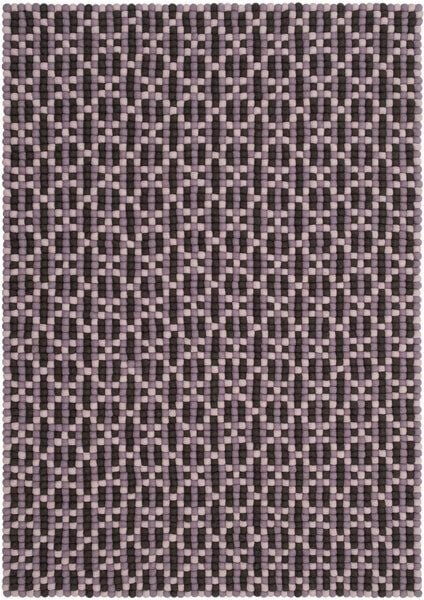 myfelt Filzkugelteppich Porto rechteckig, 100% Schurwolle