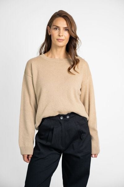 STORY OF MINE Strickpullover aus Ecovero & recycelter Wolle