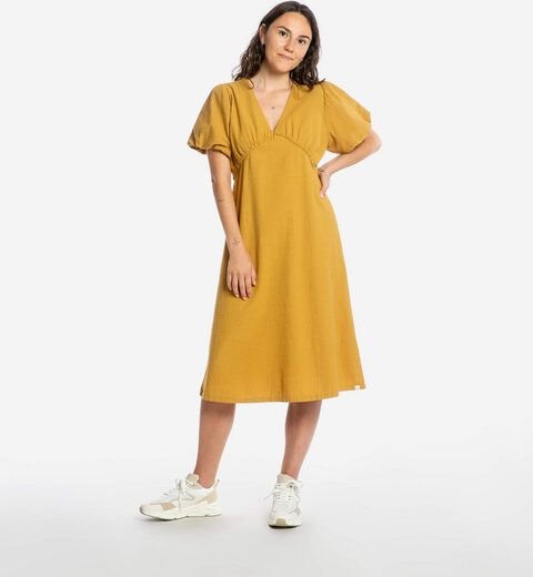 Matona Midikleid | V-Neck Dress | aus Bio-Baumwolle | GOTS-zertifiziert