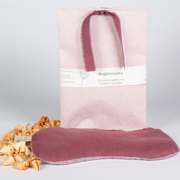 nahtur-design Augenmaske zur Entspannung aus Leinen