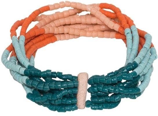 Upcycling Armbänder Afrika - Namib Multi & Azonto Melon - Glasperlen - Global Mamas