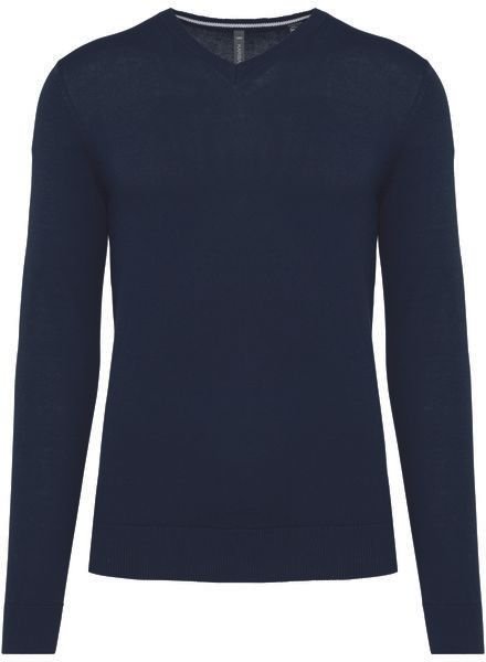 Greenspiration Umweltfreundlicher Herrenpullover mit VAusschnitt