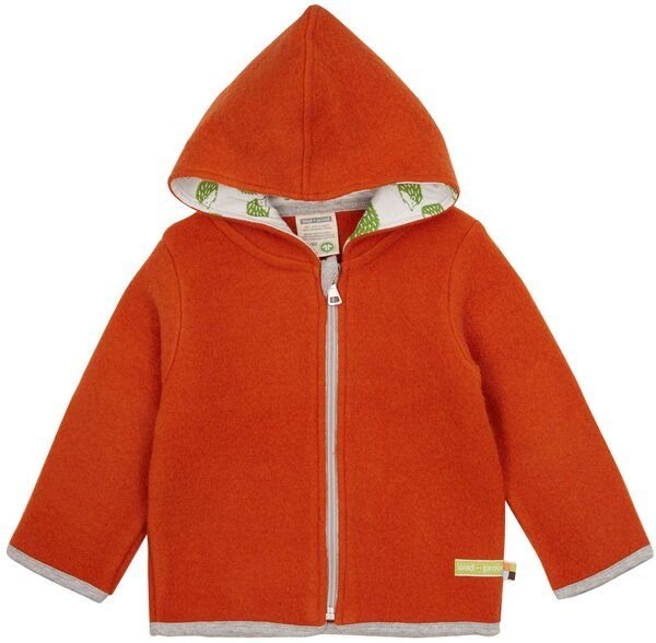 loud + proud Baby & Kinder Jacke Wollfleece, GOTS-zertifiziert