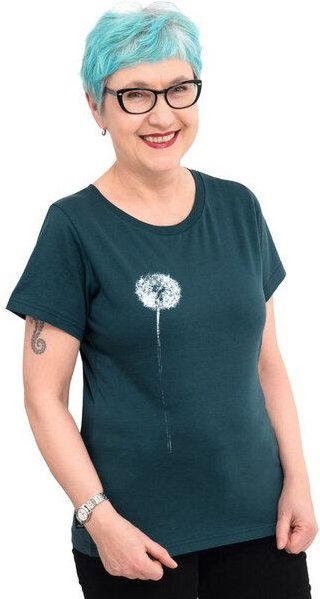 Hirschkind Fair-Trade-Frauenshirt "Pusteblume" - Made in Kenia -