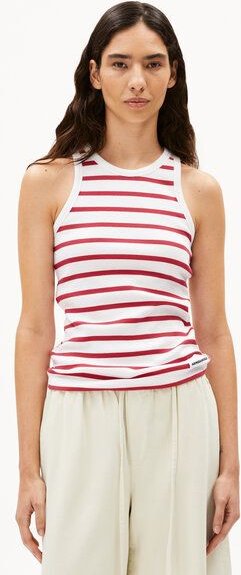ARMEDANGELS KANITAA STRIPES TOP - Damen Ripp-Top aus Bio-Baumwoll Mix