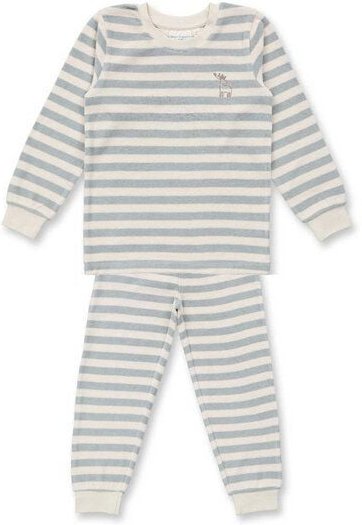 sense-organics Sense Organics Kinder Frottee Ringel Pyjama Bio Baumwolle