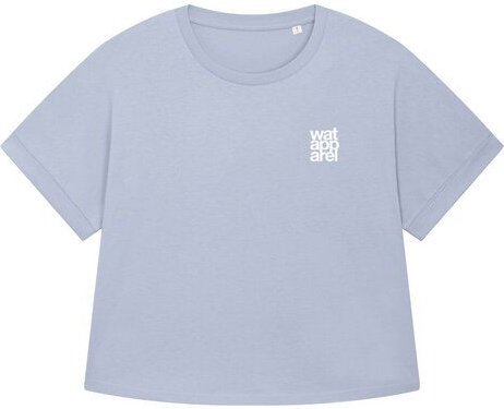 watapparel Oversize T-Shirt Frauen Basic Collider