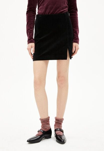 ARMEDANGELS VANJARAA VELVET Damen Jerseyrock aus Bio-Baumwoll Mix