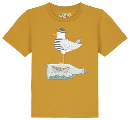 watabout.kids T-Shirt Kinder Möwe mit Hut