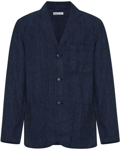 KnowledgeCotton Apparel Lockerer Blazer aus Bio-Leinen