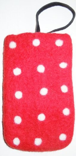 short'n'pietz IPhone-Hülle handgefilzt aus 100% Schafswolle