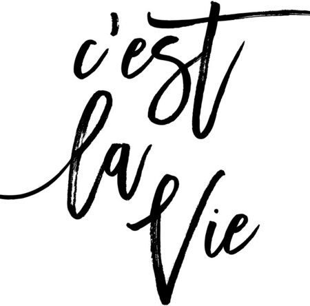 Photocircle Poster / Leinwandbild - C'est La Vie