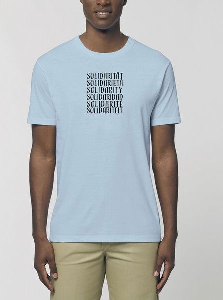 Human Family Bio Unisex Rundhals T-Shirt "Swing - Solidarity" in 5 Farben