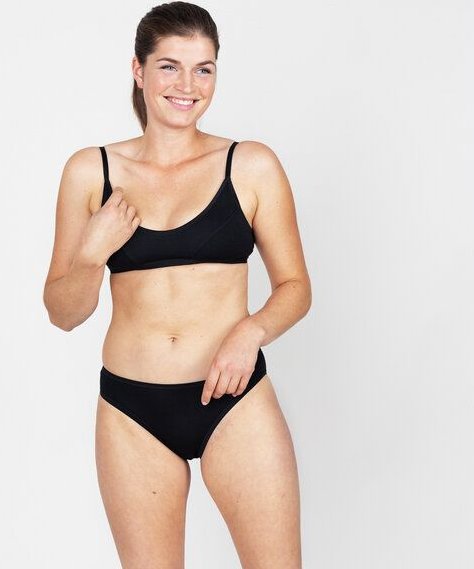 erlich textil Edith bügelloses Bustier aus weichem Modal, made in Europe