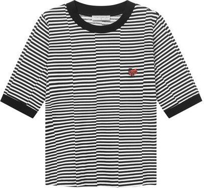 Mademoiselle YéYé T-Shirt mit Stickerei aus Bio-Baumwolle