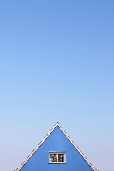 Photocircle Poster / Leinwandbild - Blue Peak