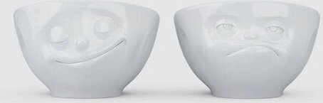 Thumbnail - FIFTYEIGHT PRODUCTS 3D Eierbecher Set - Glücklich/Hmpff