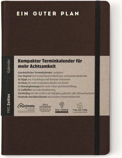 Ein guter Plan Pro Zeitlos – Kompakter Terminkalender für mehr Achtsamkeit (undatiert)
