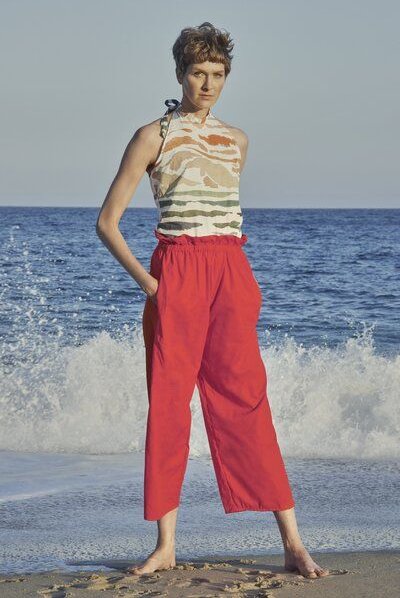 Sophia Schneider-Esleben Neckholder Thekla - Top Damen aus Bio-Baumwolle