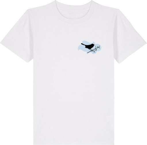 Spangeltangel Kinder-T-Shirt "Vogel", Biobaumwolle, bedruckt